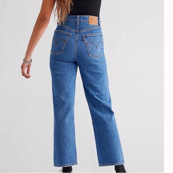 Levi’s Ribcage Straight Ankle Jeans 30 - Picture 1 of 7